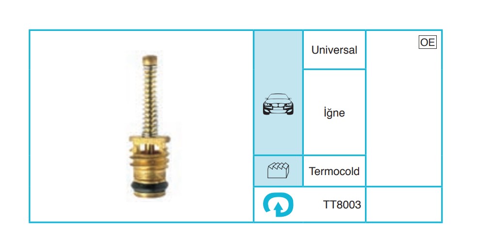 UNIVERSAL 8003 Servis Ekipmanları ve Aksesuarlar TT8003