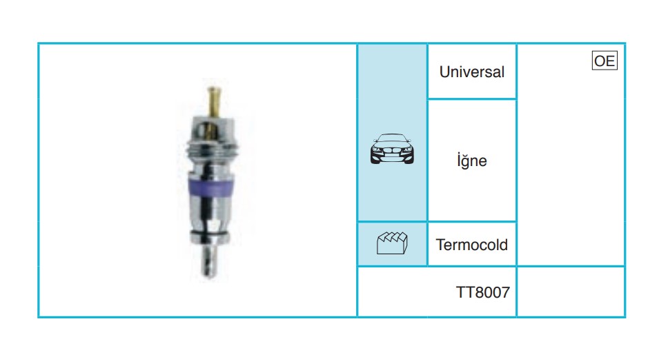UNIVERSAL 8007 Servis Ekipmanları ve Aksesuarlar TT8007