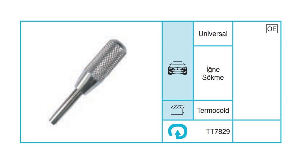 UNIVERSAL 7829 Servis Ekipmanları ve Aksesuarlar TT7829