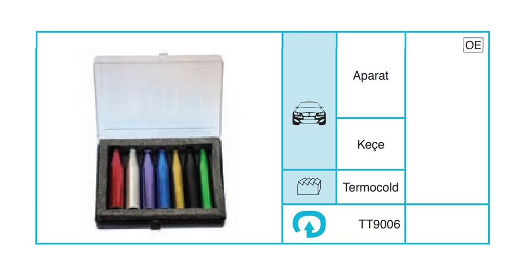 UNIVERSAL 9006 Servis Ekipmanları ve Aksesuarlar TT9006