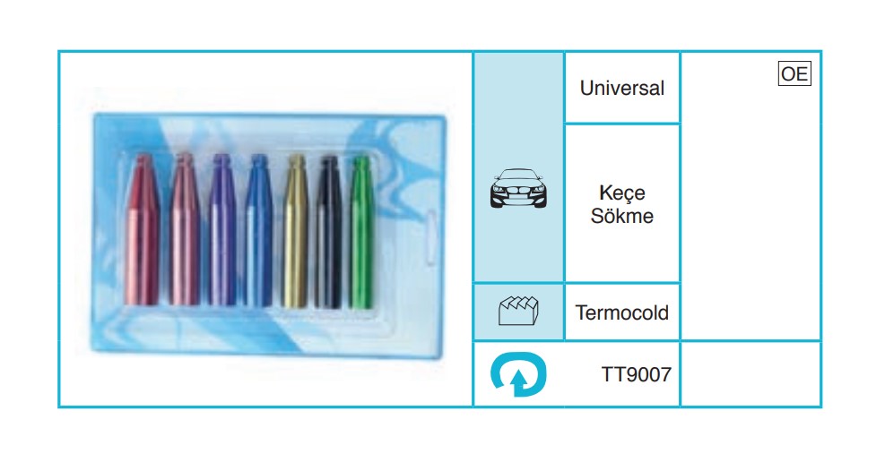 UNIVERSAL 9007 Servis Ekipmanları ve Aksesuarlar TT9007