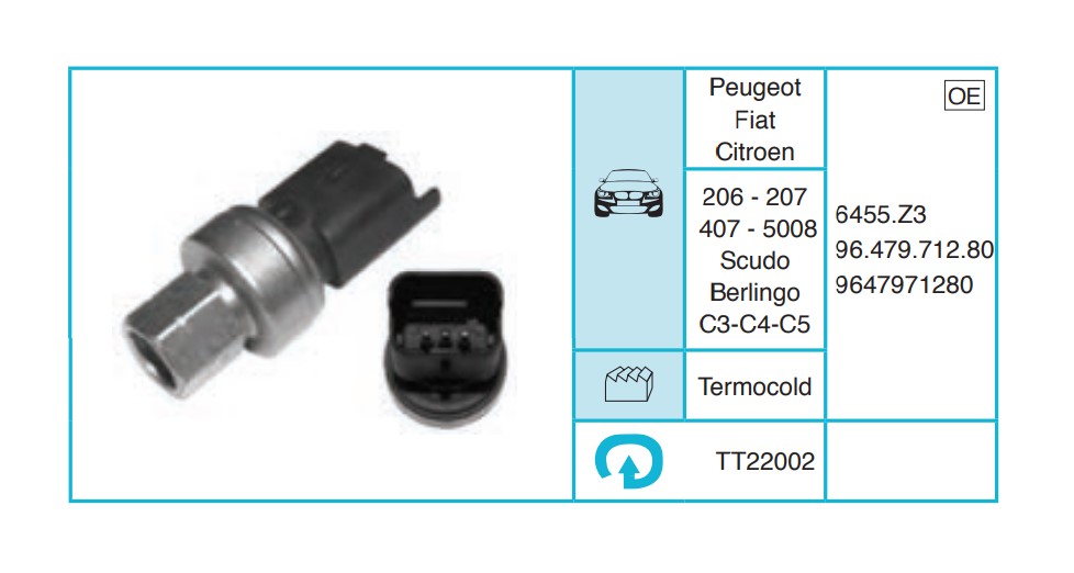 PEUGEOT 206 - 207 - 407 - 5008 Müşür 9647971280