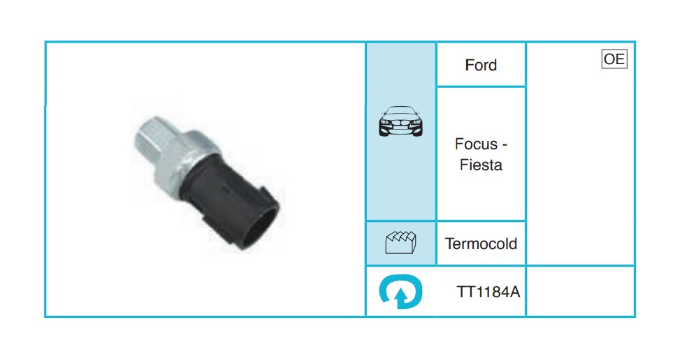 FORD Focus, Fiesta Müşür TT1184A