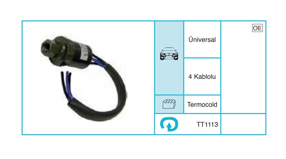 UNIVERSAL 4 Kablolu Müşür TT1113