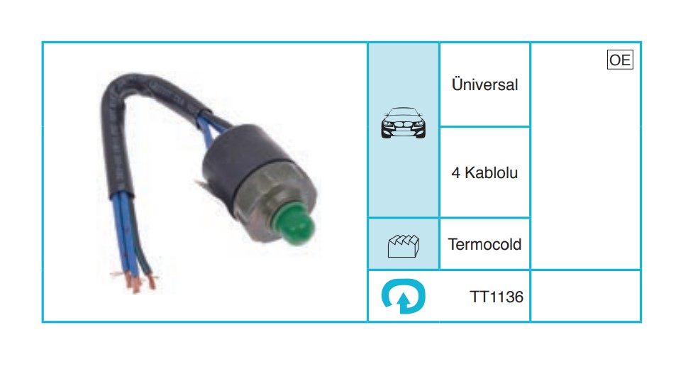 UNIVERSAL 4 Kablolu Müşür TT1136