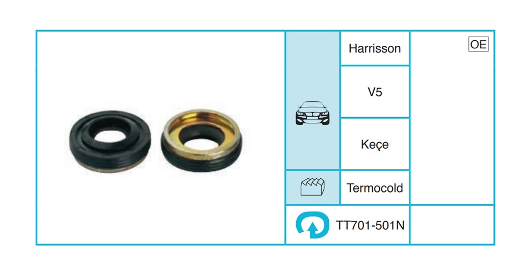 TERMOCOLD Harrisson V5 Keçe TT701-501N