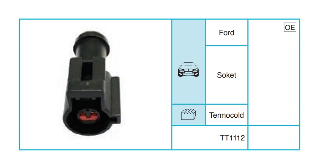 FORD - Kompresör Soketi TT1112