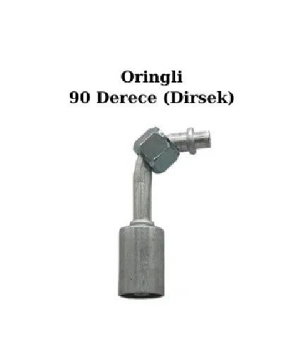 TERMOCOLD 8mm Oringli Alüminyum 90 Derece (Dirsek) Rekor TTR900-9002