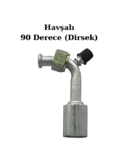 TERMOCOLD 10mm İnyonlu Havşalı Alüminyum 90 Derece (Dirsek) Rekor TTR900-9012