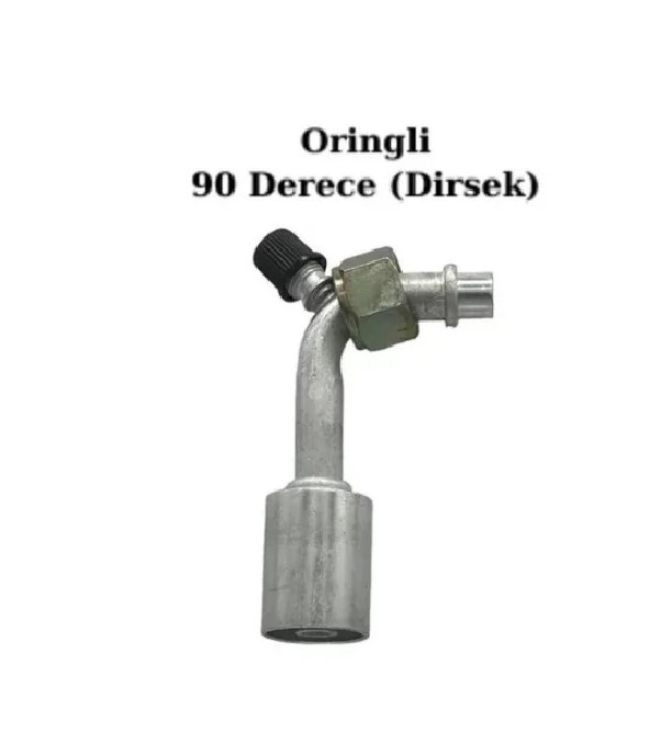 TERMOCOLD 10mm İnyonlu Oringli Alüminyum 90 Derece (Dirsek) Rekor TTR900-9013