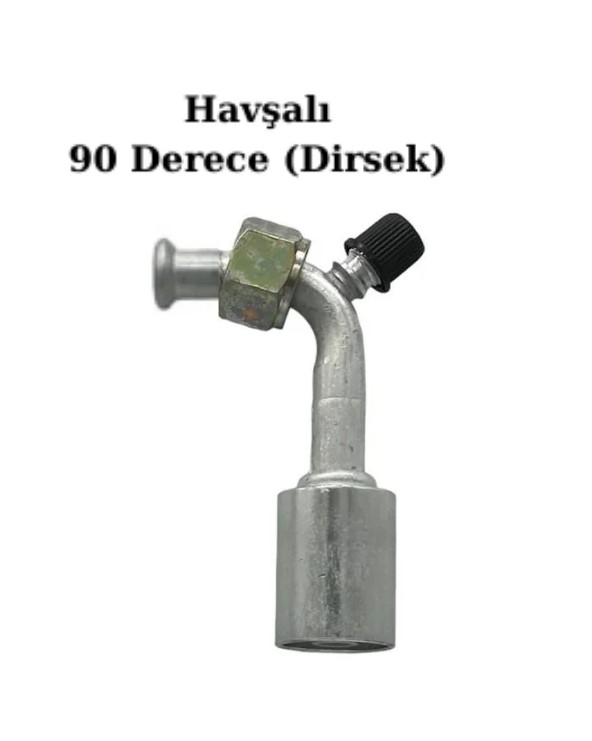 TERMOCOLD 13mm İnyonlu Havşalı Alüminyum 90 Derece (Dirsek) Rekor TTR900-9024