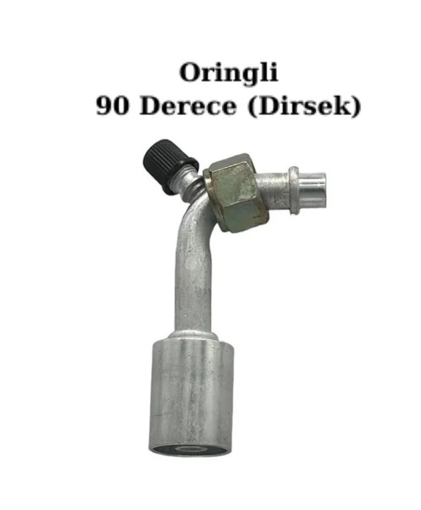 TERMOCOLD 13mm İnyonlu Oringli Alüminyum 90 Derece (Dirsek) Rekor TTR900-9025