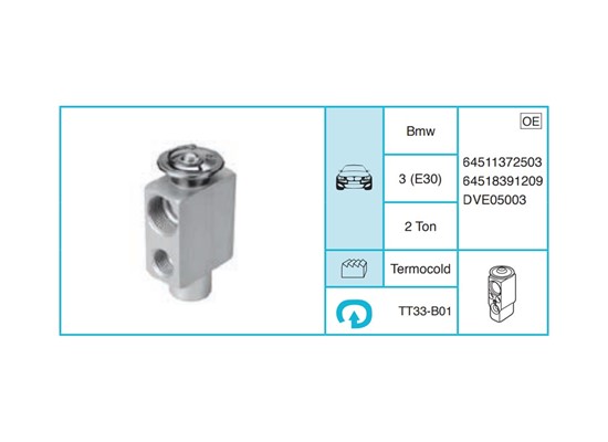 BMW 3 (E30) Ekspansiyon Valf TT33-B01
