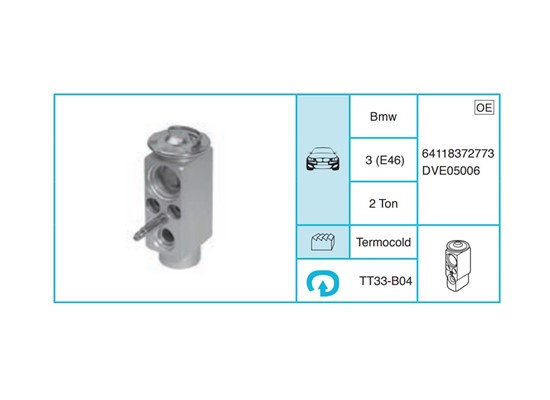 BMW 3 (E46) Ekspansiyon Valf TT33-B04