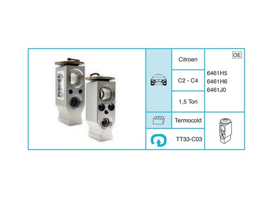 CITROEN C2 - C4 Expansion Valf TT33-C03