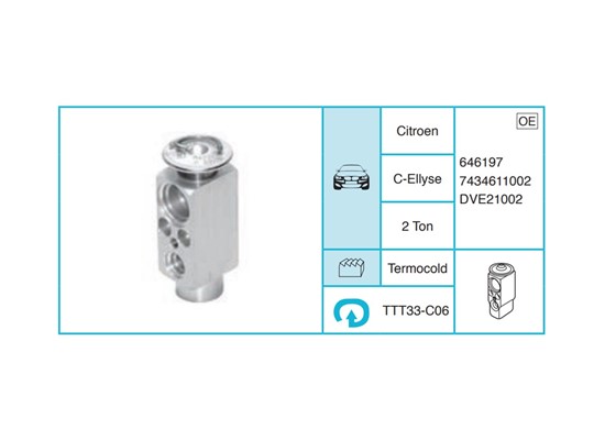 CITROEN C-Ellyse Expansion Valf TTT33-C06