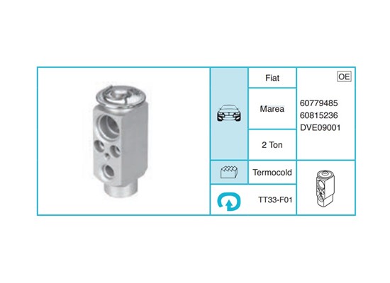 FIAT Marea Ekspansiyon Valf TT33-F01