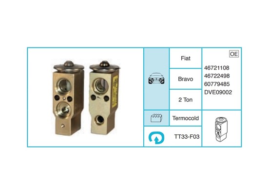 FIAT Bravo Ekspansiyon Valf TT33-F03