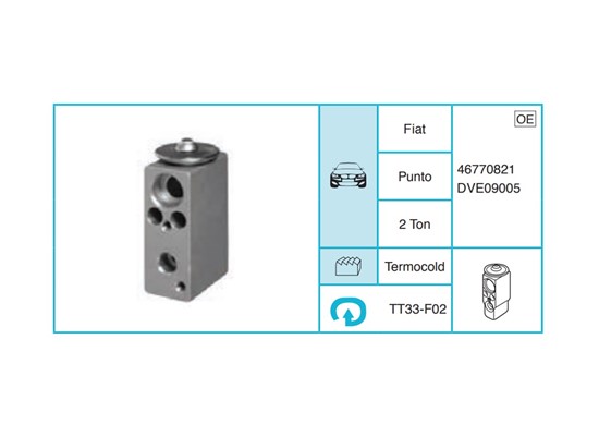 FIAT Punto Ekspansiyon Valf TT33-F02 - 1