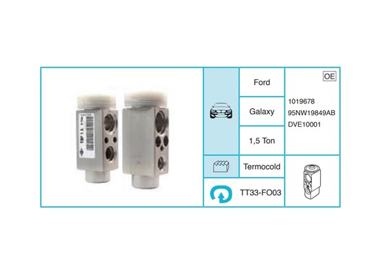 FORD Galaxy Ekspansiyon Valf TT33-FO03