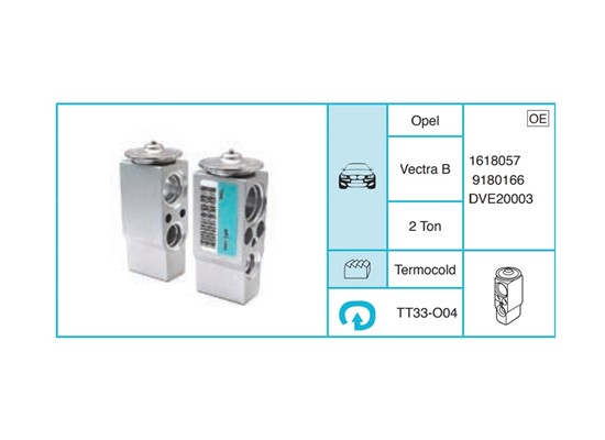 OPEL Vectra B Ekspansiyon Valf TT33-O04