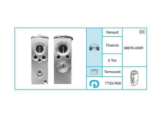 RENAULT Fluance Ekspansiyon Valf TT33-R09