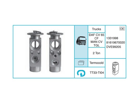 MAN CV TGL Expansion Valf TT33-TI04