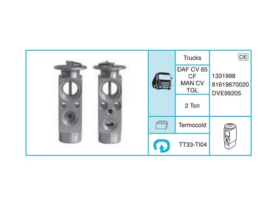 MAN CV TGL Ekspansiyon Valf TT33-TI04