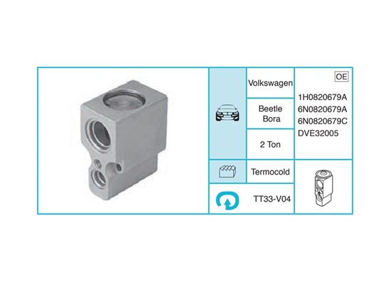 VOLKSWAGEN Beetle Bora Ekspansiyon Valf TT33-V04