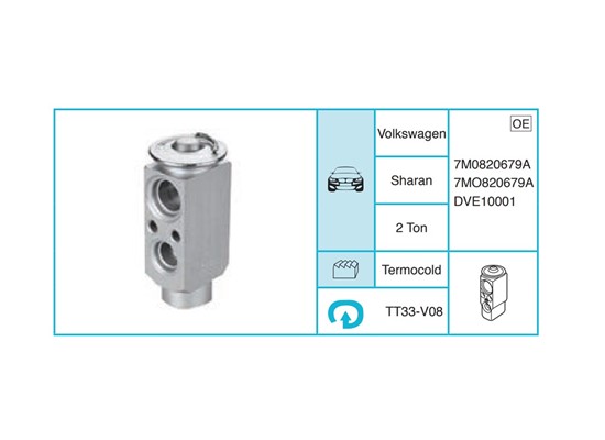 VOLKSWAGEN Sharan Expansion Valf TT33-V08