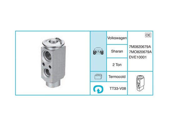 VOLKSWAGEN Sharan Ekspansiyon Valf TT33-V08