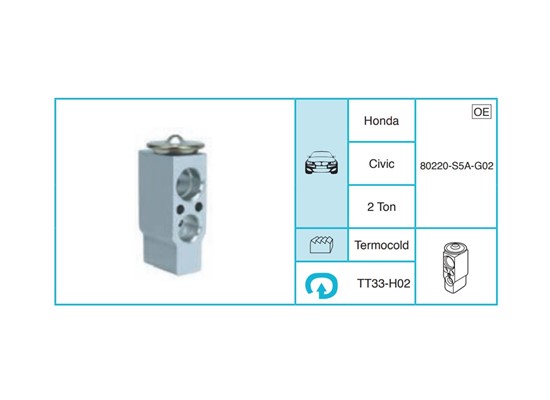 HONDA Civic Ekspansiyon Valf TT33-H02