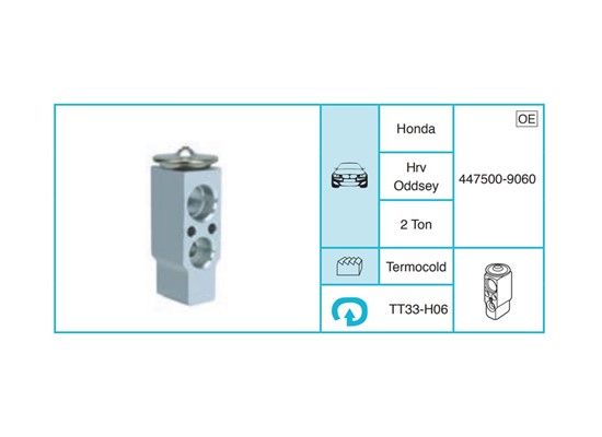 HONDA Hrv Oddsey Ekspansiyon Valf TT33-H06