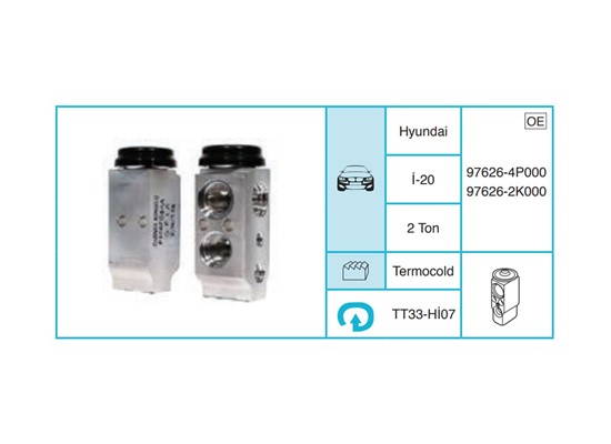 HYUNDAI İ20 Expansion Valf TT33-Hİ07