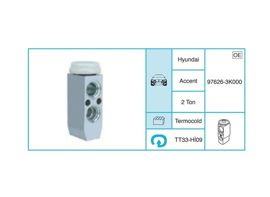 HYUNDAI Accent Expansion Valf TT33-Hİ09