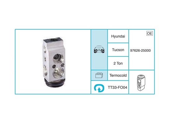 HYUNDAI Tucson Expansion Valf TT33-Hİ04