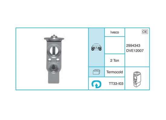 IVECO - Ekspansiyon Valf TT33-I03