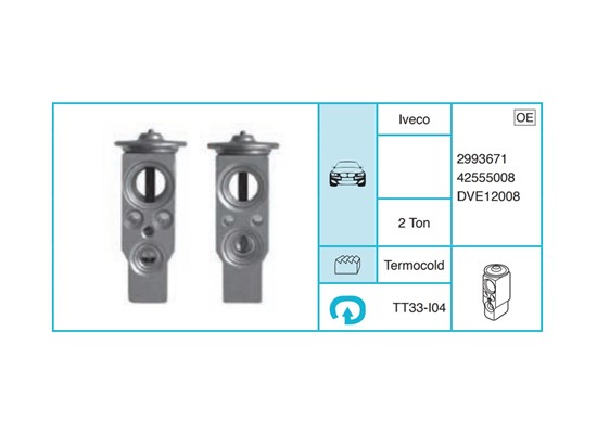IVECO - Ekspansiyon Valf TT33-I04