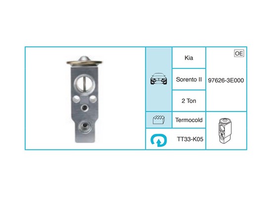 KIA Sorento II Ekspansiyon Valf TT33-K05
