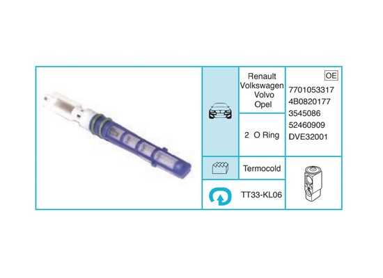 OPEL - Kalem Tipi Ekspansiyon TT33-KL06