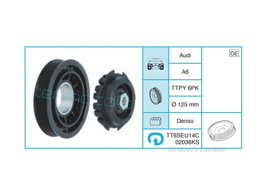 AUDI A5 - Q5 Kasnak Seti TT6SEU14C02036KS