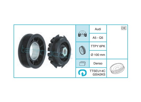 AUDI A6 Kasnak Seti TTSEU14C02042KS