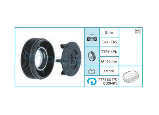 BMW E60 - E65 Kasnak Seti TT7SEU17C05094KS