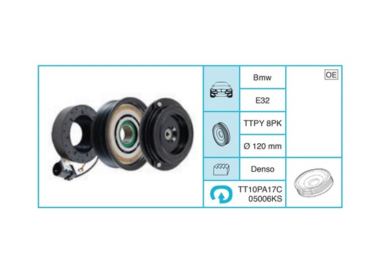 BMW E32 Kasnak Seti TT10PA17C05006KS