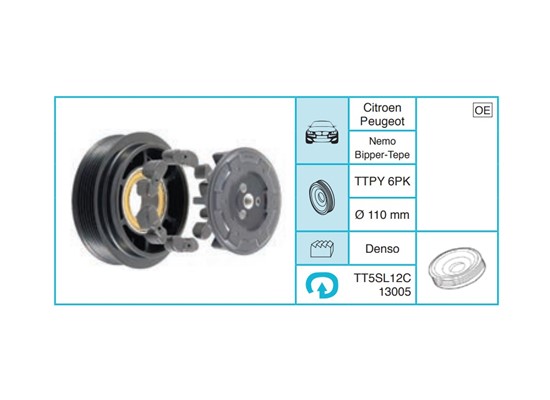 CITROEN Nemo Kasnak Seti TT5SL12C13005