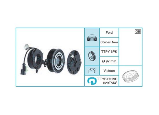 FORD Connect New Kasnak Seti TTYBYH19D629TAKS