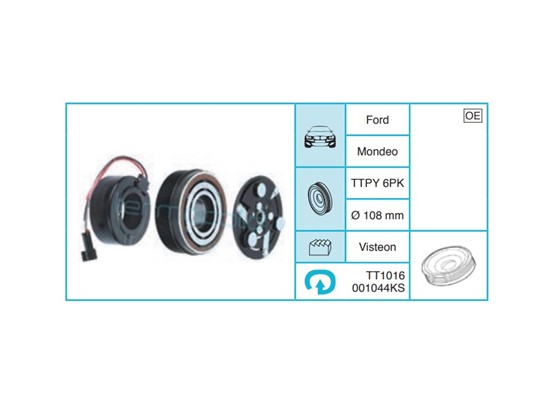 FORD Mondeo Kasnak Seti TT1016001044KS