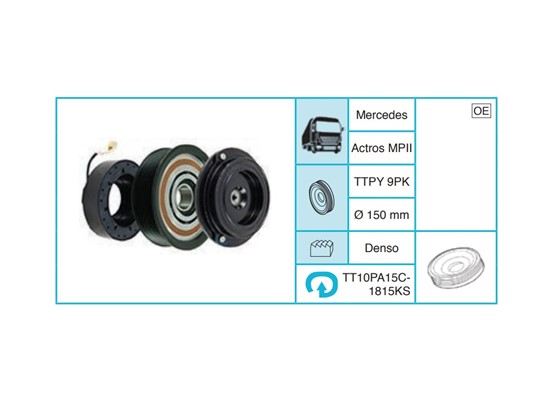 MERCEDES Actros MPII Kasnak Seti TT10PA15C1815KS