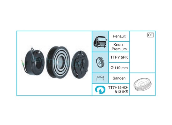 RENAULT Kerax Premıum Kasnak Seti TT7H15HD8131KS