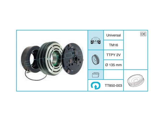 UNIVERSAL - Kasnak Seti TT850-003